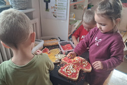 Jesienne zabawy w grupie Żabusie